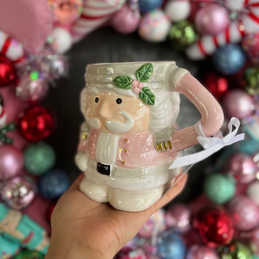 ✨NEW🩰Arlington Designs Pink Nutcracker Christmas Mug🎄 - Picture 6 of 8